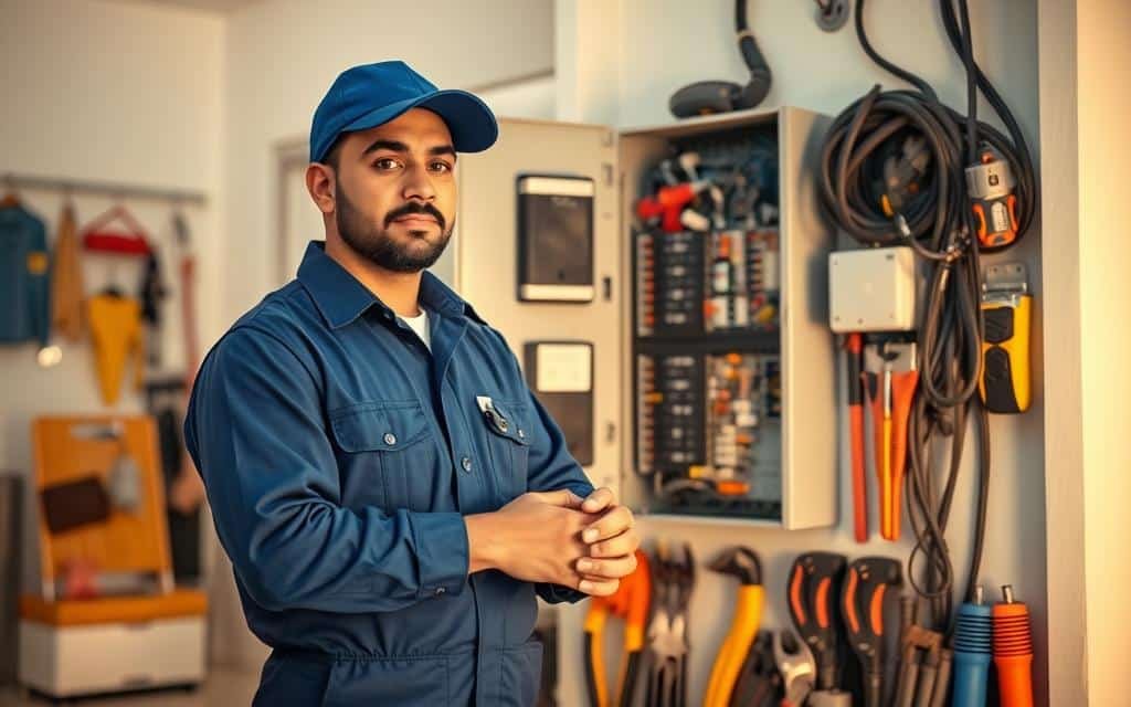 رقم فني كهربائي