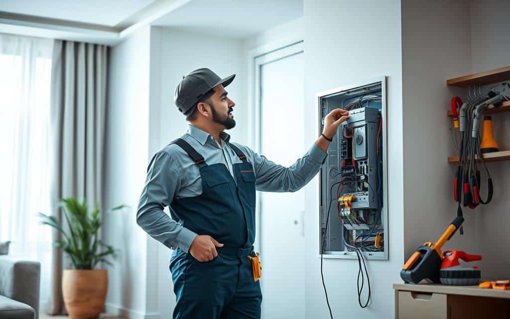 كهربائي منازل دسمان بالكويت | فني كهرباء لتصليح الأعطال وتركيب الإضاءة 24 ساعة